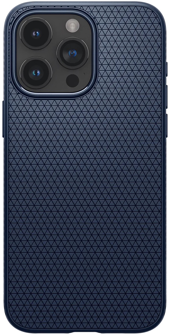 Синий чехол Spigen Liquid Air для iPhone 15 Pro