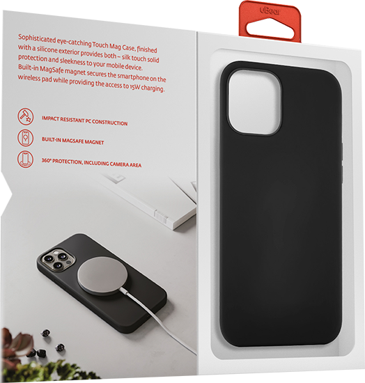 Чехол Ubear TOUCH MAG CASE for iPhone 12/12 Pro Black