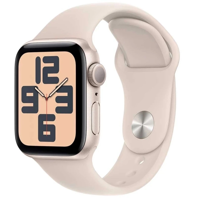 Apple Watch SE 2 2023 40мм корпус из алюминия цвета «сияющая звезда», спортивный ремешок цвета «сияющая звезда»