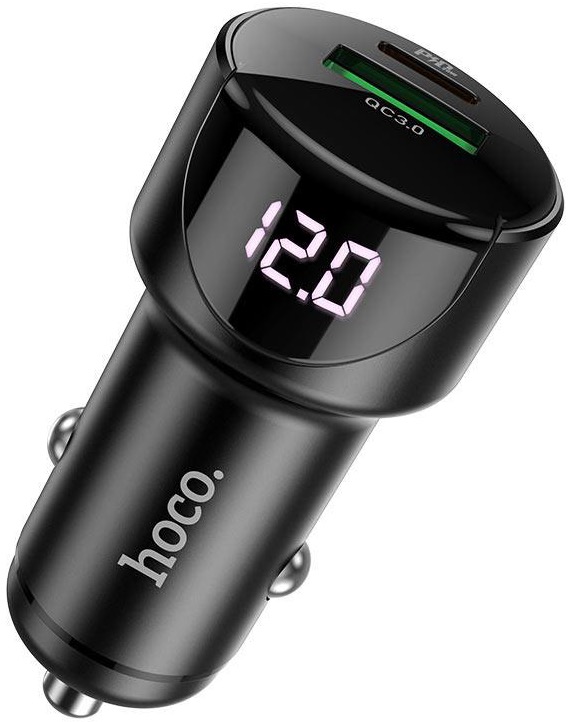 Автомобильное зарядное устройство Hoco Z42 USB+Type-C 3.0A 20W