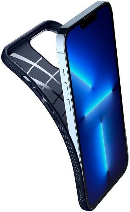 Синий чехол Spigen (Liquid Air) iPhone 14 Pro
