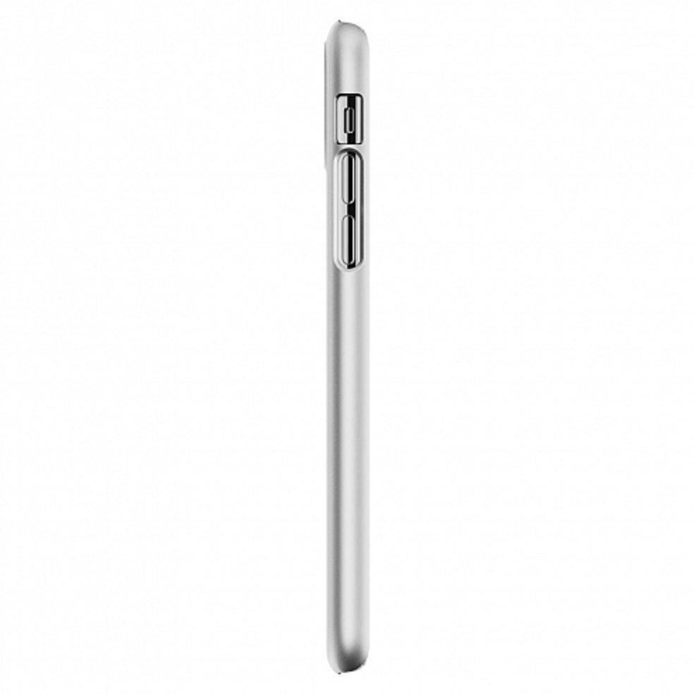 Чехол Spigen SGP Thin Fit Silver для iPhone Xs/X