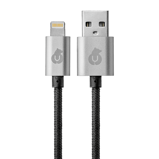 Чёрный кабель uBear USB-A/Lightning MFI
