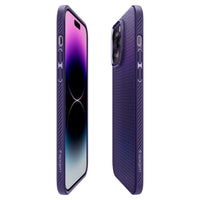 Фиолетовый чехол Spigen (Liquid Air) iPhone 14 Pro Max