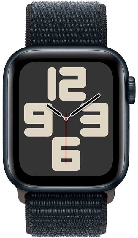 Apple Watch SE 2 2023 40мм корпус из алюминия цвета «тёмная ночь», ремешок цвета «тёмная ночь»