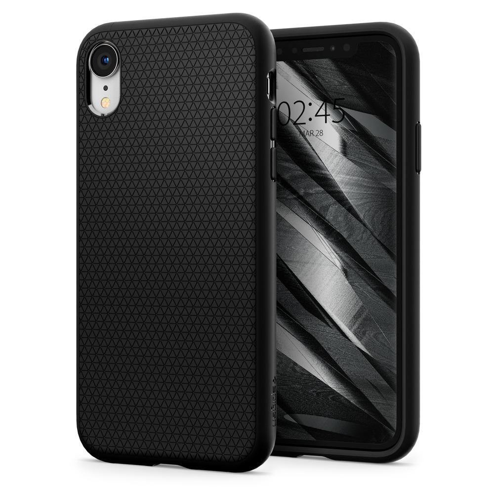 Чехол Spigen Liquid Air, black - iPhone XR