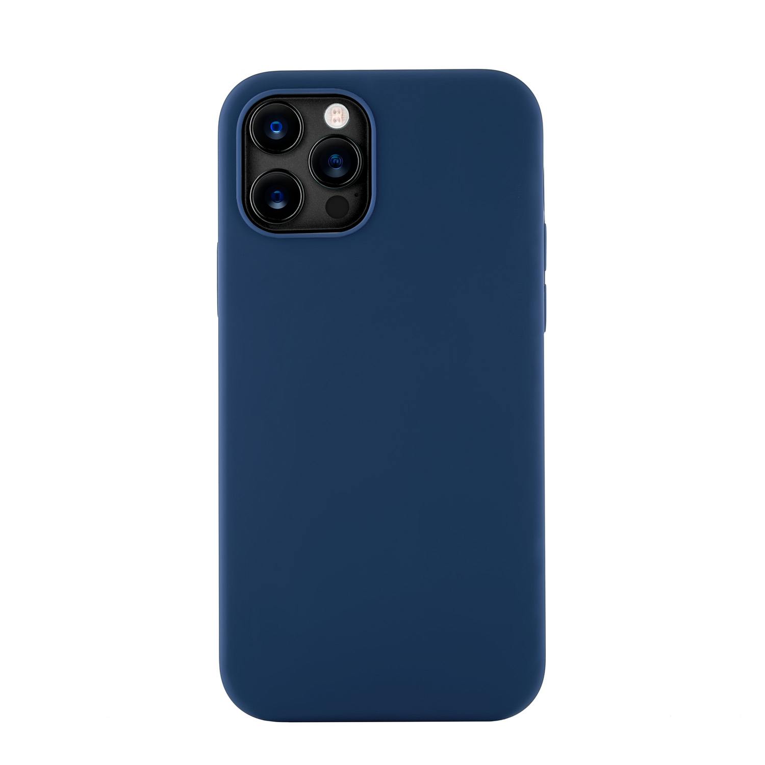 Чехол Ubear Touch Case for iPhone 12/12 Pro (Liquid Silicone) Синий