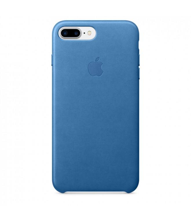 Чехол Leather Case для iPhone 7/8 Plus Sea Blue