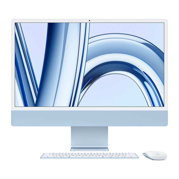 iMac 24" Retina 4,5K (MQRR3) M3 (8 ядер CPU, 10 ядер GPU, 8 ГБ, 512 ГБ) Синий