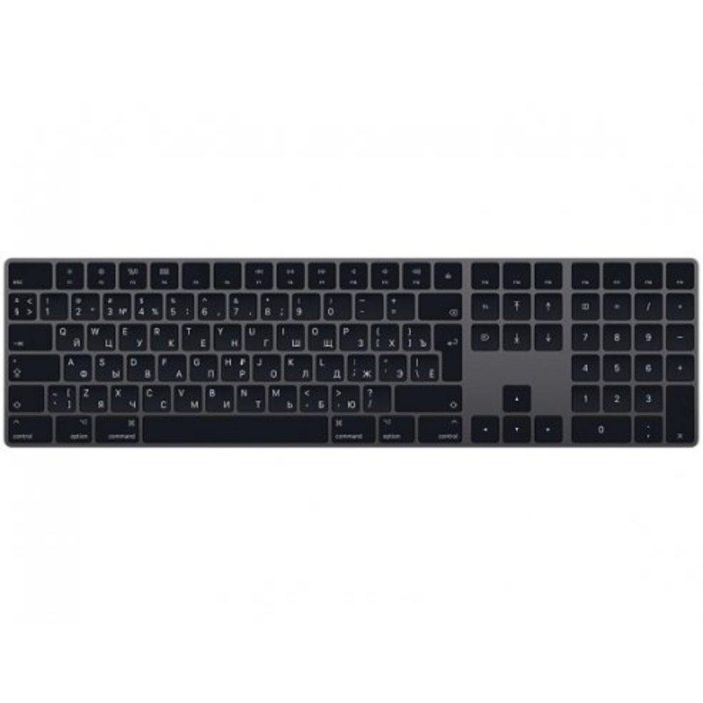 Клавиатура Magic Keyboard с цифровой панелью, серый космос, MRMH2RS/A
