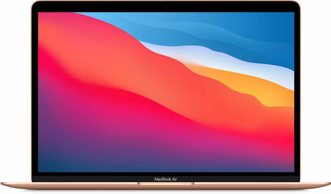 MacBook Air 13.3" (Z12A0008R RU) M1, 3.2 ГГц, 16 ГБ, 512 ГБ SSD, золотой