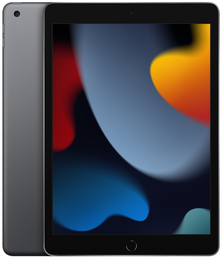 iPad 10,2" 256 ГБ Wi-Fi (2021, MK2N3), серый космос