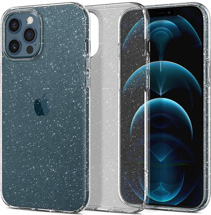 Чехол Spigen Liquid Crystal Glitter для iPhone 12 Pro Max 