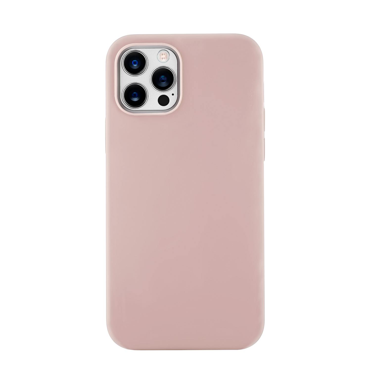 Чехол Ubear Touch Case for iPhone 12/12 Pro (Liquid Silicone) Pink