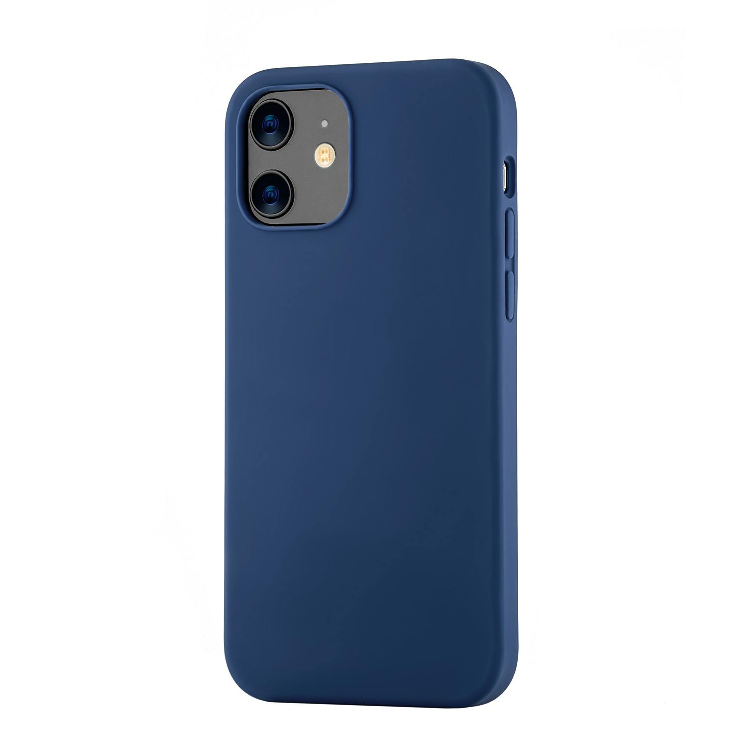 Чехол Ubear Touch Case for iPhone 12 mini (Liquid Silicone) Синий
