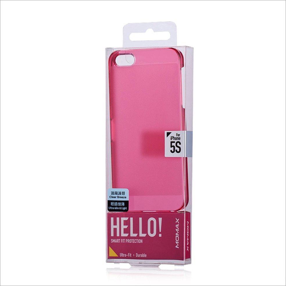 Чехол Momax Ultra Thin Pink для iPhone 5/5S/SE