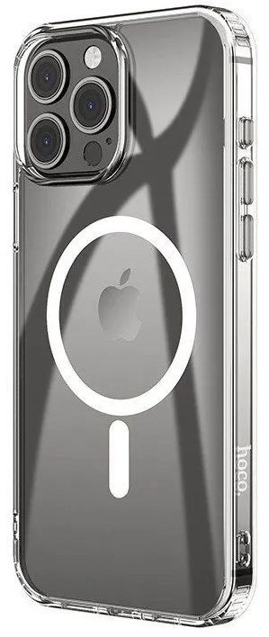 Прозрачный MagSafe чехол Hoco iPhone 15 Pro