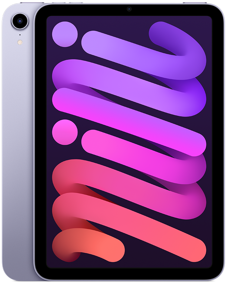 iPad mini 8,3" 64 ГБ Wi-Fi (2021, MK7R3K), фиолетовый