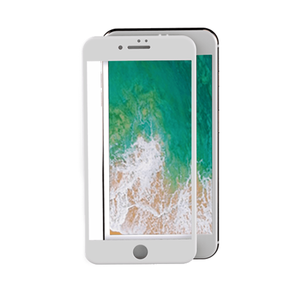 Защитное стекло MOCOLL Tempered Glass Storm 3D Full Cover для iPhone SE/8/7/6- White