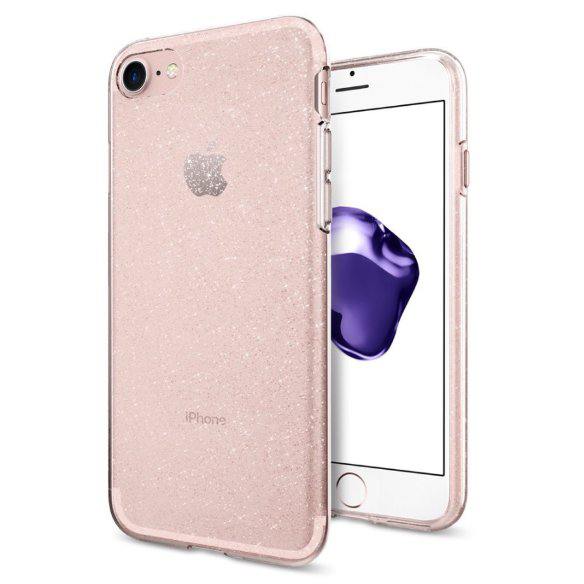 Чехол-накладка Spigen Liquid Crystal Glitter для iPhone 7/8/SE 2020 Rose