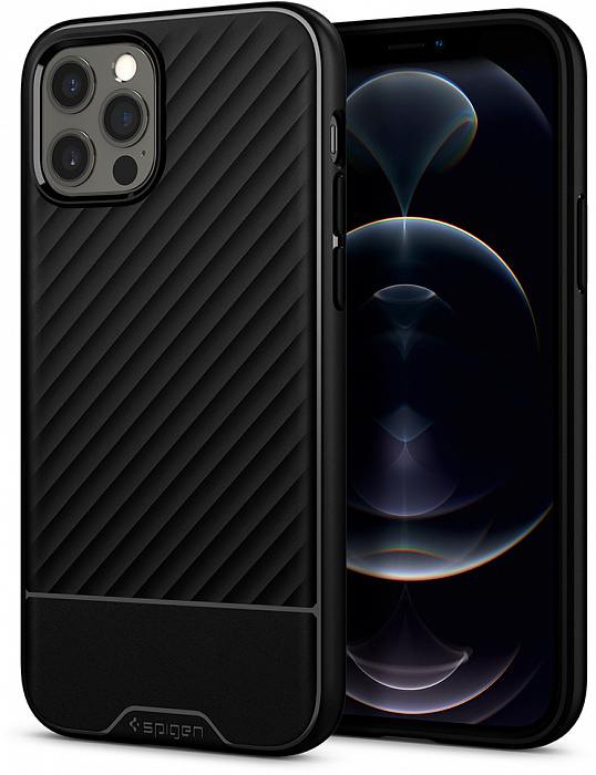 Чехол - накладка Spigen Core Armor, black - iPhone 12 Pro