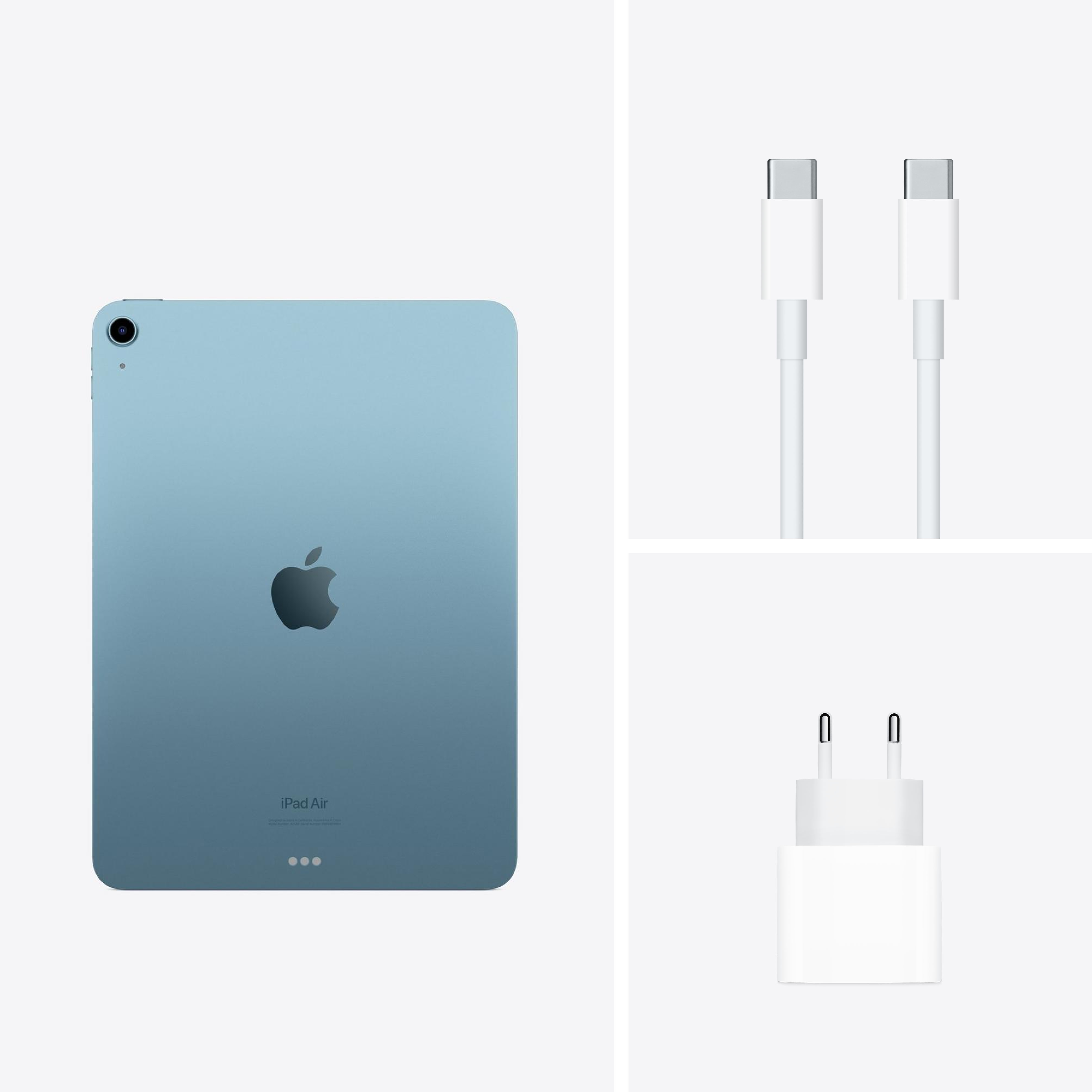 iPad Air 10,9" 256 ГБ Wi-Fi (2022, MM9N3K), голубой