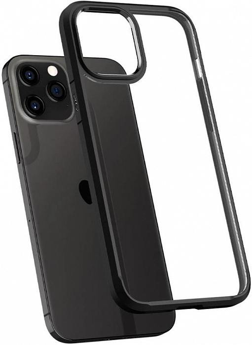Чехол Spigen Ultra Hybrid, black - iPhone 12/ iPhone 12 Pro