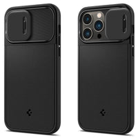 Черный чехол Spigen (Optik Armor MagFit) iPhone 14 Pro Max