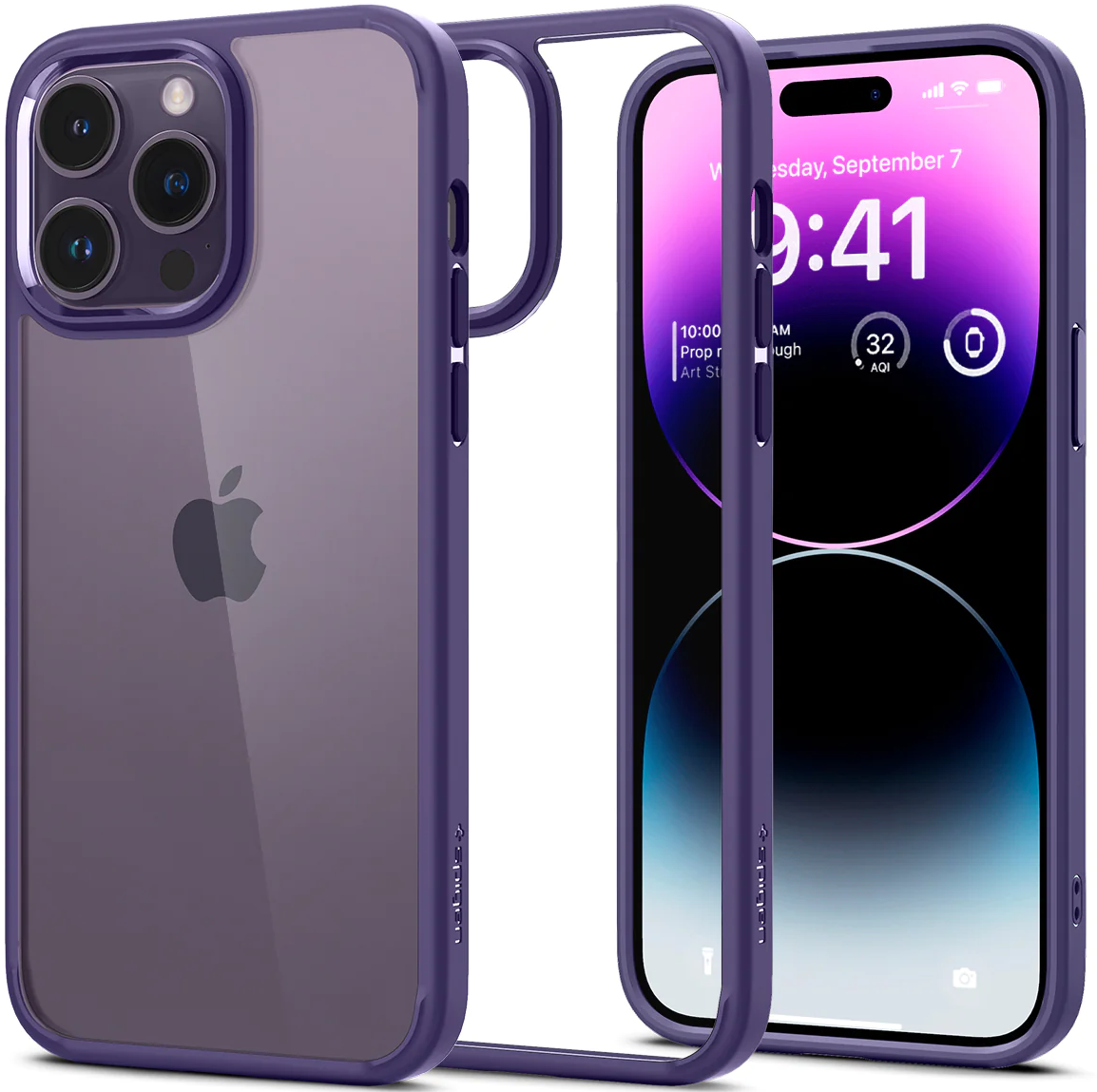 Фиолетовый чехол Spigen (Ultra Hybrid) iPhone 14 Pro Max