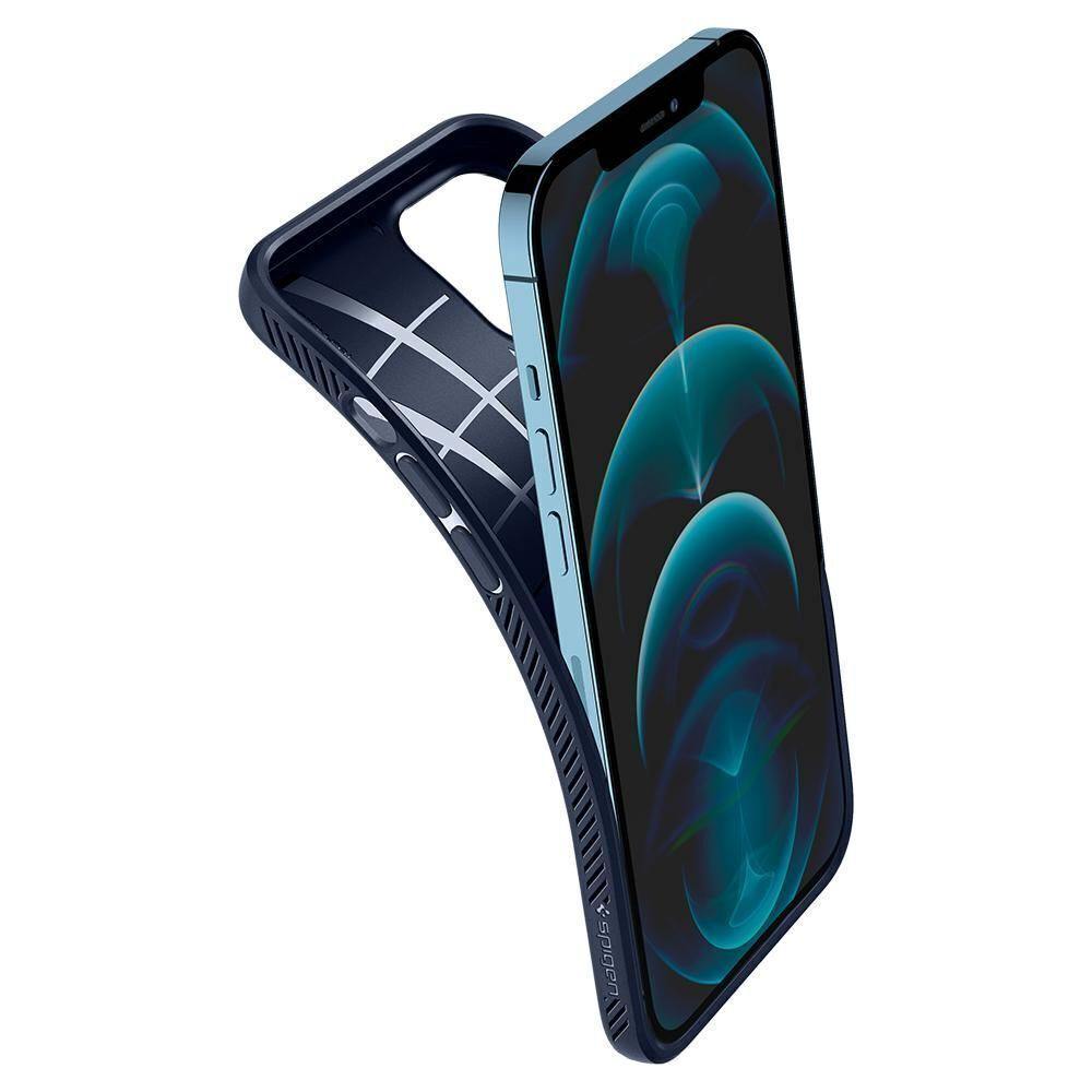 Чехол Spigen Case Liquid Air Navy Blue iPhone 12 Pro Max