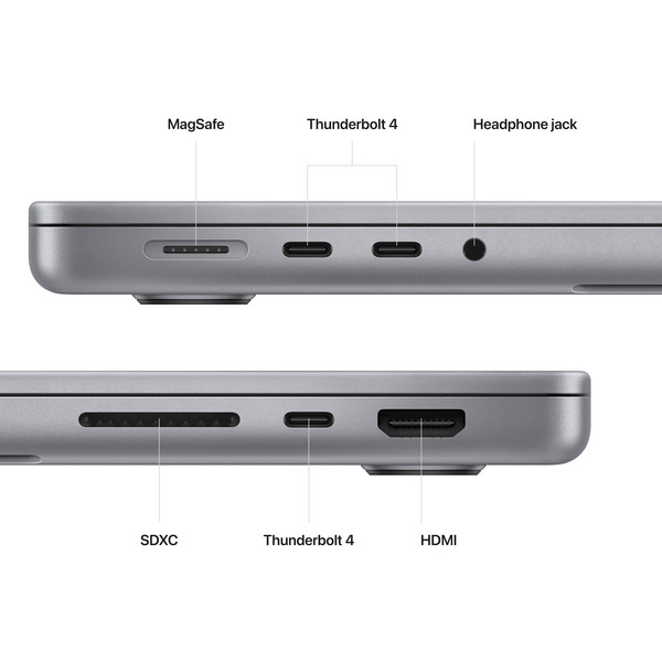 MacBook Pro 14,2" (MPHT3) M2 Max 12 ядер, 38 ядер GPU, 64 ГБ, 2 ТБ SSD, серый космос