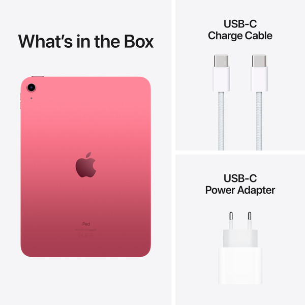 iPad 10,9“ 256Гб Wi-Fi + Cellular, (2022, MQ6W3K), розовый