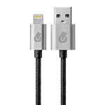 Чёрный кабель uBear USB-A/Lightning MFI