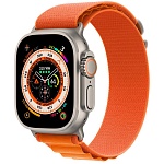 Apple Watch Ultra 49мм (MNHH3K) корпус из титана, ремешок Alpine оранжевого цвета