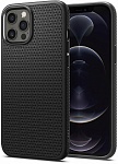 Чёрный чехол Spigen (Liquid Air) iPhone 12/12 Pro