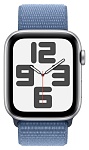 Apple Watch SE 2 2023 44мм (MNPP3K) корпус из алюминия серебристого цвета, ремешок синего цвета
