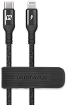Черный кабель Momax Elite Link Type-C/Lightning 1.2м