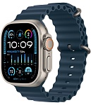 Apple Watch Ultra 2, 49 мм, корпус из титана, ремешок Ocean синего цвета