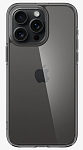 Темный прозрачный чехол Spigen (Ultra Hybrid) для iPhone 15 Pro Max